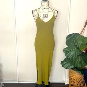 Emory Park Green Ribbed Knit Sweater Dress Size Medium